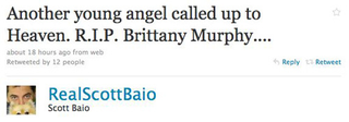 Illustration for article titled Celebs Continue To Mourn Brittany Murphy; Moby's Neighbors Smoke Crack